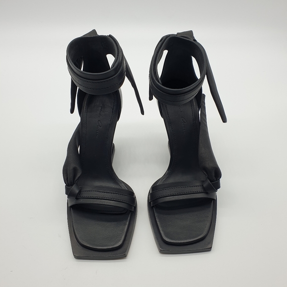 Rick Owens Single Bow Wedge leather - Picture 3 of 10